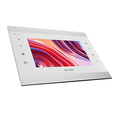 картинка Slinex SL-07N Cloud цвет серебро + белый. 7" Домофон с переадресацией вызова на смартфон от компании Intant